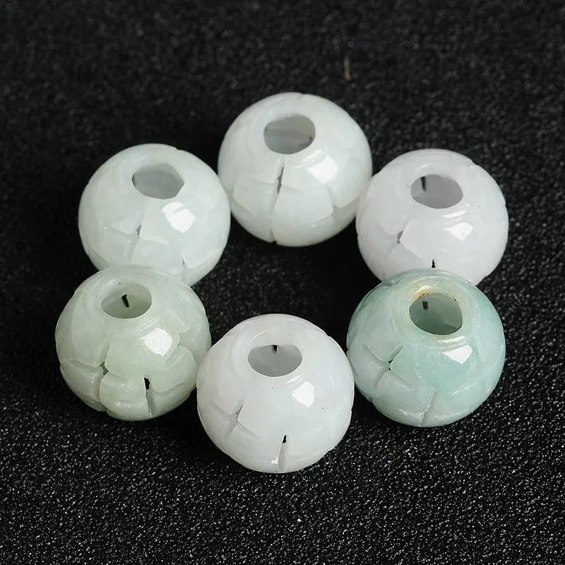 13X13X13mm Natural Jade Beads Jadeite Bead WBD72