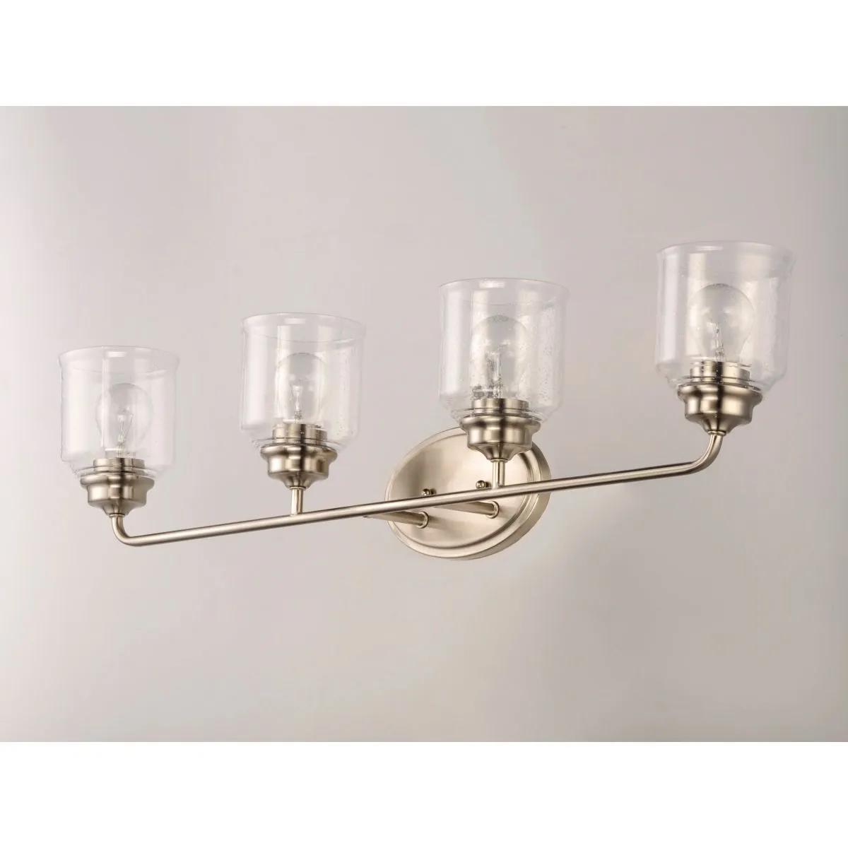 Acadia 35 in. 4 Lights Vanity Light Satin Nickel Finish