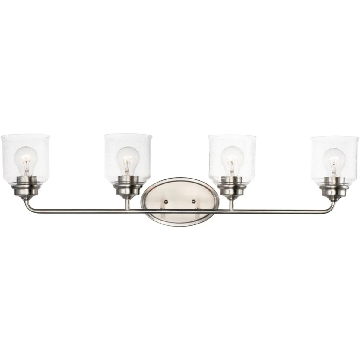 Acadia 35 in. 4 Lights Vanity Light Satin Nickel Finish