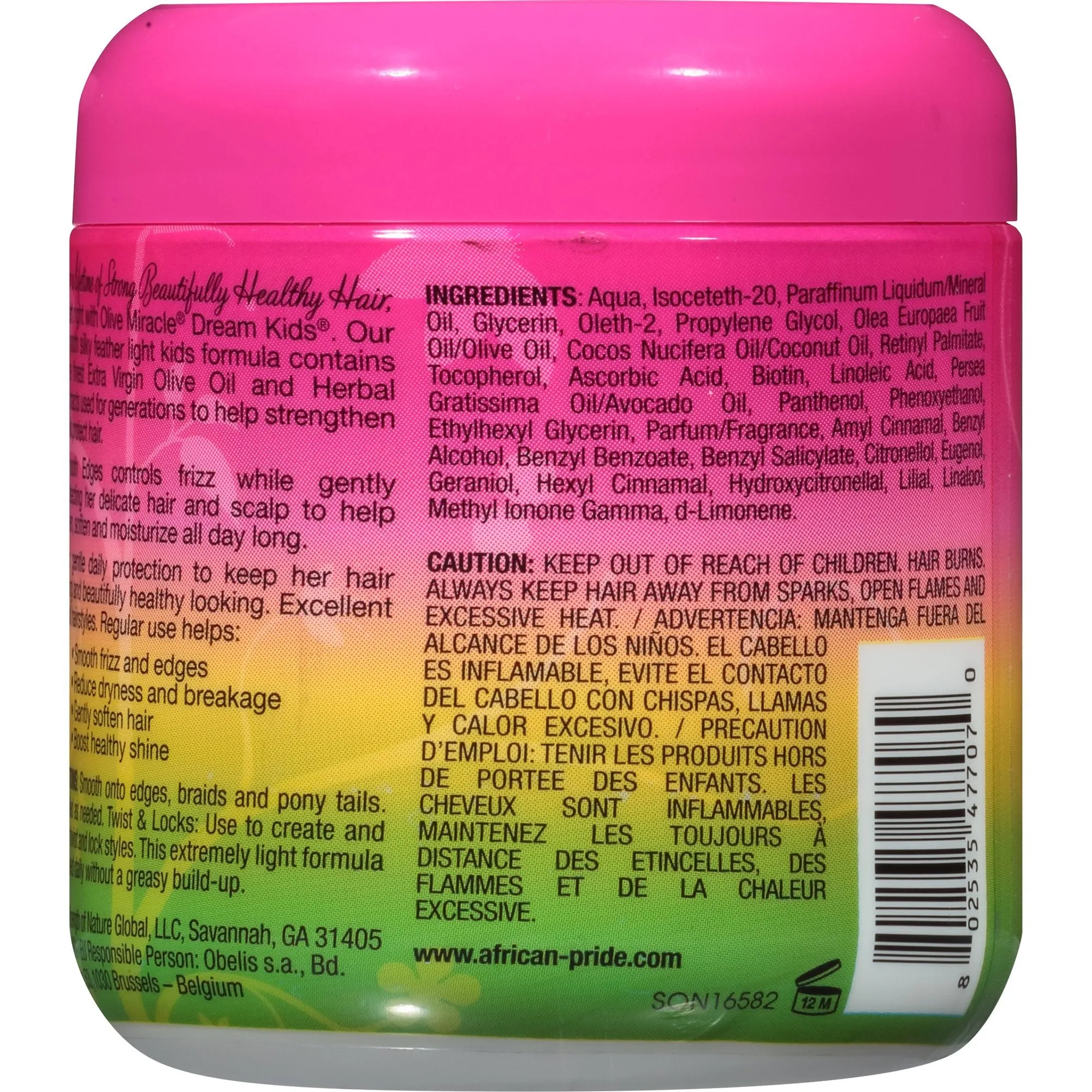 AFRICAN PRIDE- DREAM KIDS SMOOTH EDGES HAIR GEL