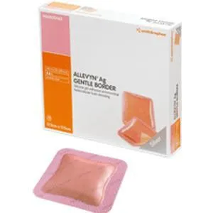 ALLEVYN Ag Gentle Border Adhesive Dressing 3" x 3"