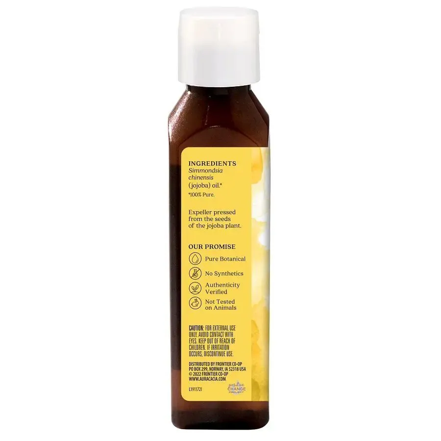 Aura Cacia Oil-Jojoba 4 oz Liquid