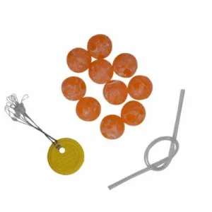 BnR Tackle Soft Beads | Creamsicle Stinkeye; 12 Mm