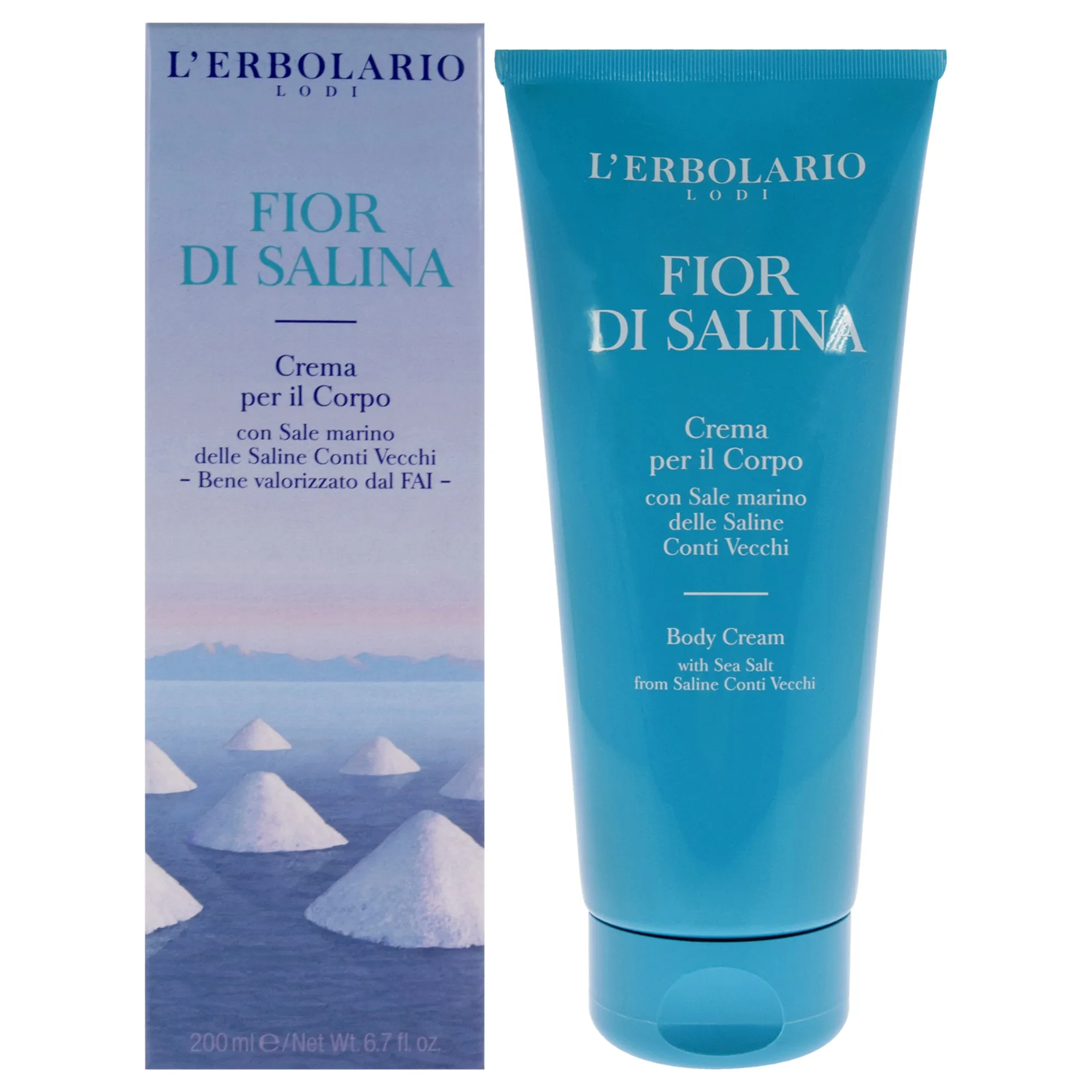 Body Cream - Fior Di Salina by LErbolario for Unisex - 6.7 oz Body Cream