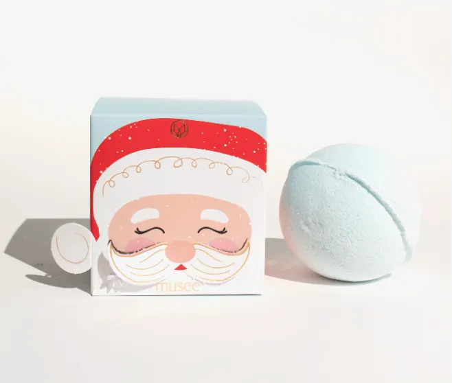 Boxed Bath Bomb, Santa | Musee