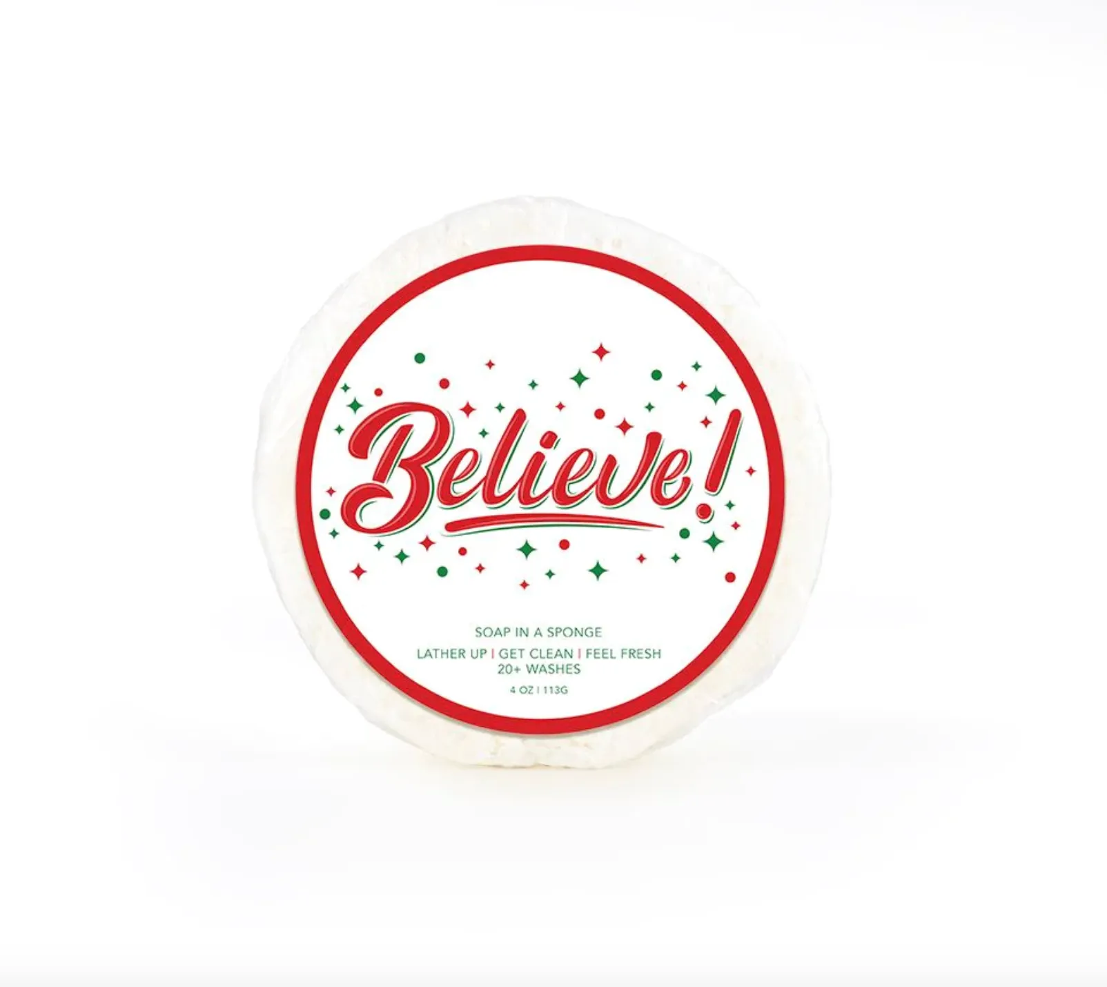 Caren | Circle Holiday Shower Sponges