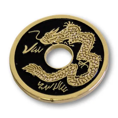 Chinese Dragon Coin - Black