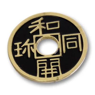 Chinese Dragon Coin - Black