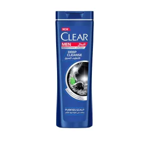 Clear Anti Dandruff Deep Clean Activated Charcoal and Mint Shampoo 360 ml