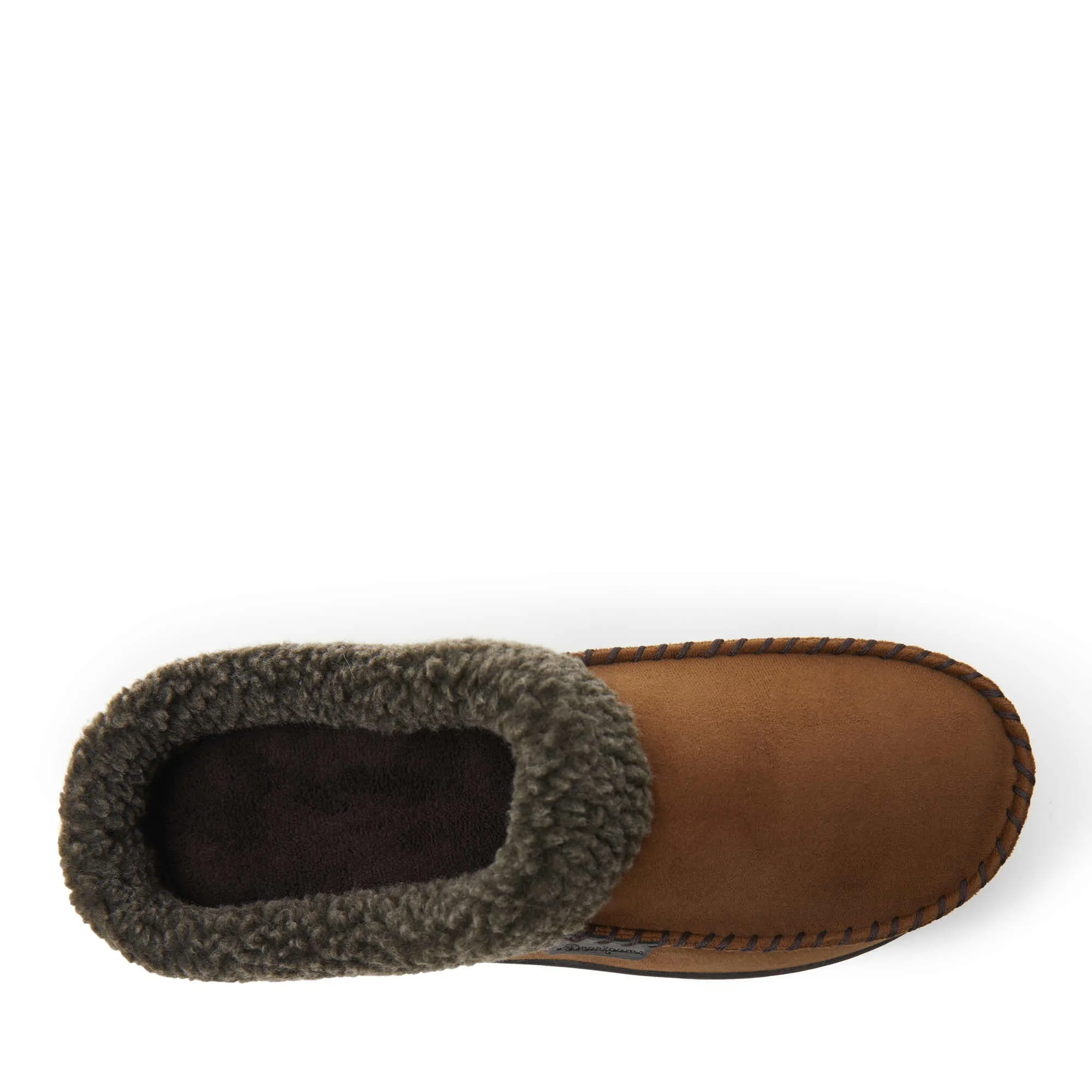 Dearfoams | Brendan Microfiber Suede Clog Slippers | Men's