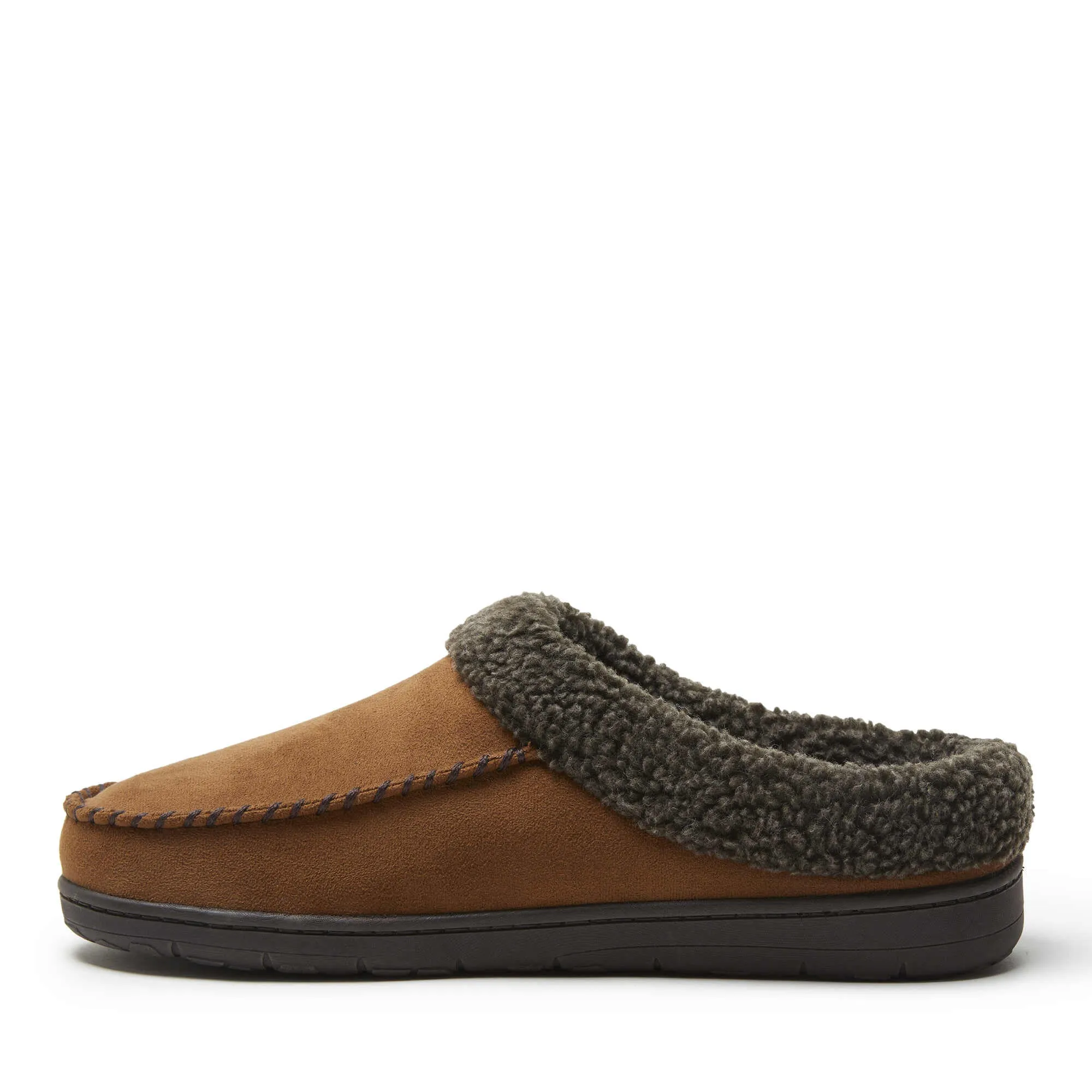 Dearfoams | Brendan Microfiber Suede Clog Slippers | Men's