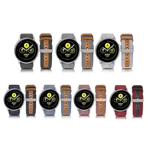 Denim & Leather Watch Straps Compatible with the Huawei Honor Magic Watch 2