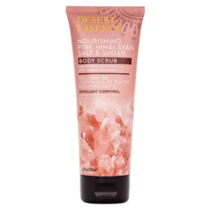 DESERT ESSENCE - Nourishing Pink Himalayan Salt & Sugar Body Scrub - 6.7 fl oz (198 ml)