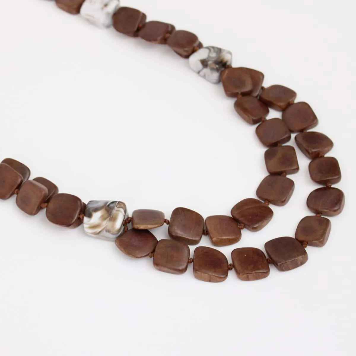 Double Strand Marble Joelle Necklace