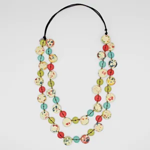 Double Strand Splatter Necklace