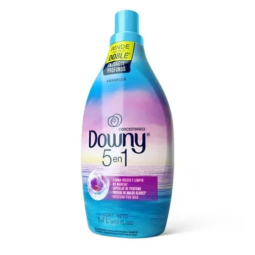 DOWNY FABRIC SOFTENER 5 IN 1 AMANECER 1.4L - DFS5I1A14L