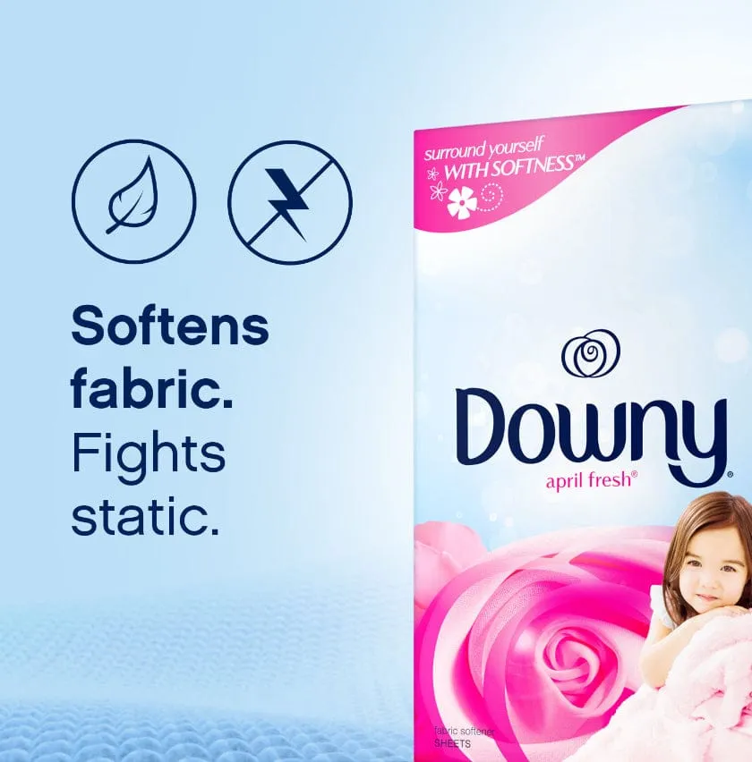 DOWNY FABRIC SOFTENER DRYER SHEETS APRIL FRESH 34CT - DFSDSAF34CT