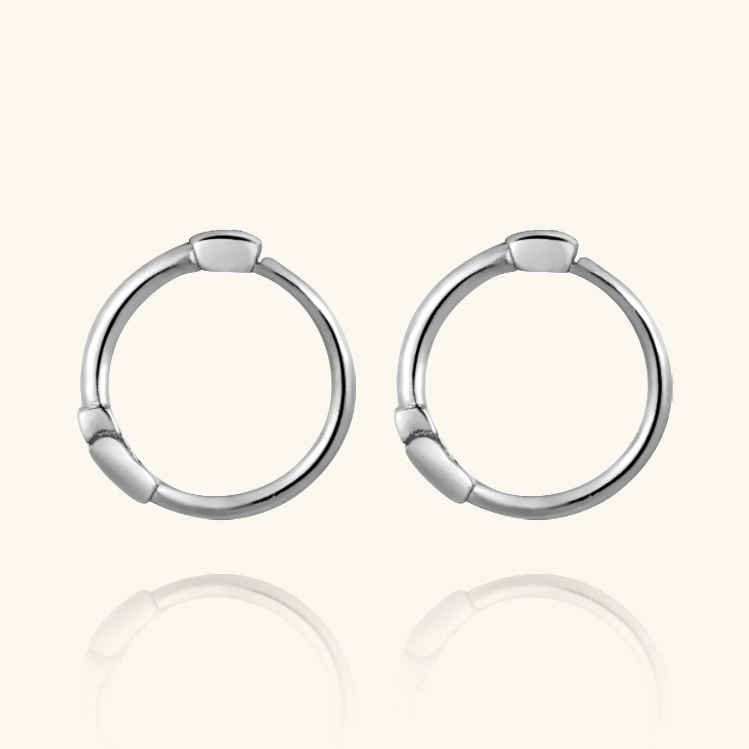 Easy Huggie Hoop Earrings