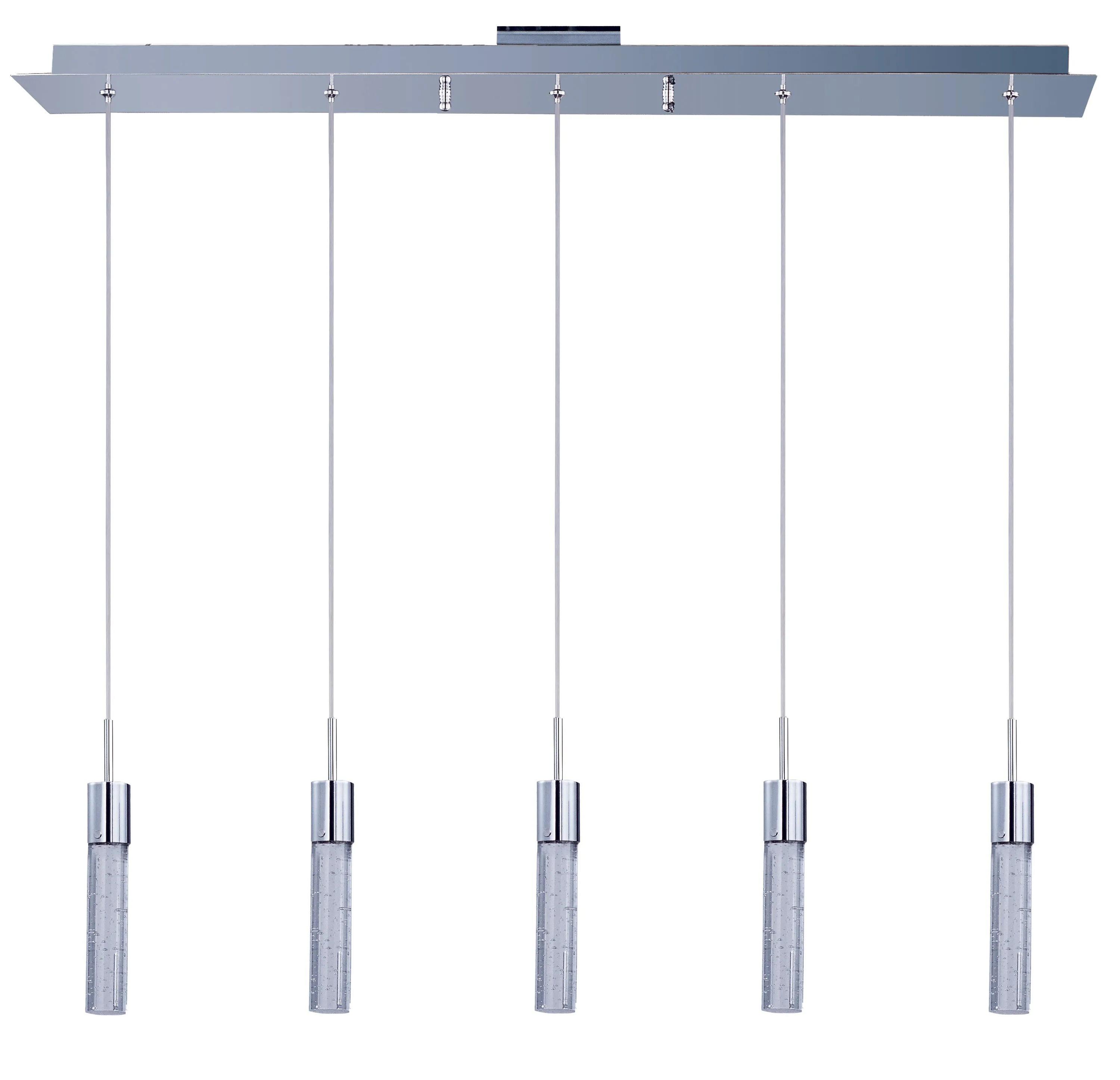 Fizz IV 5-Light LED Pendant in Polished Chrome