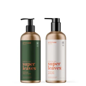 Hand Soap & Shower Gel Duo : SUPER LEAVES™ | ESSENTIAL OILS