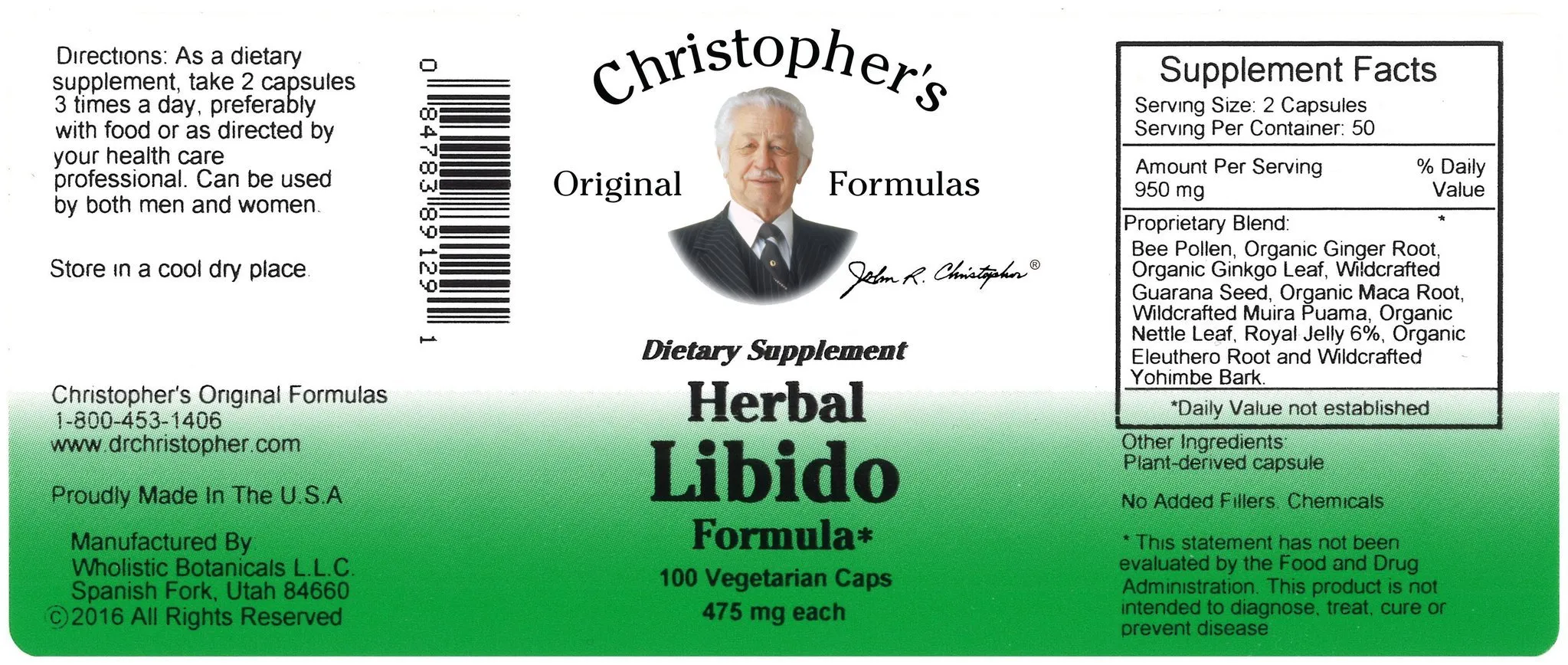 Herbal Libido - 100 Capsules