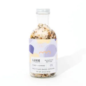 Honey   Almond Aromatherapy Bath Salt Soak