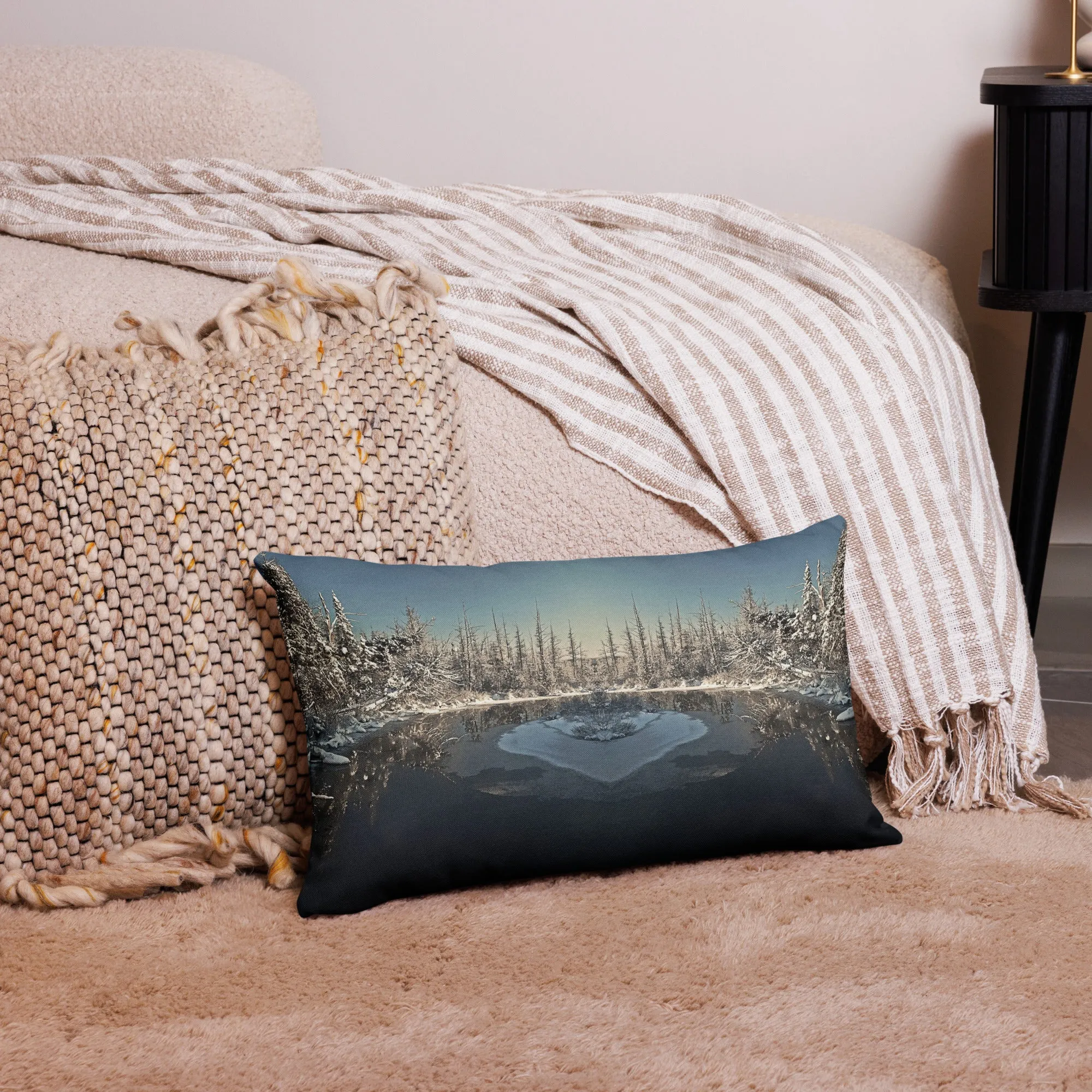 Island of Love Premium Art Pillow