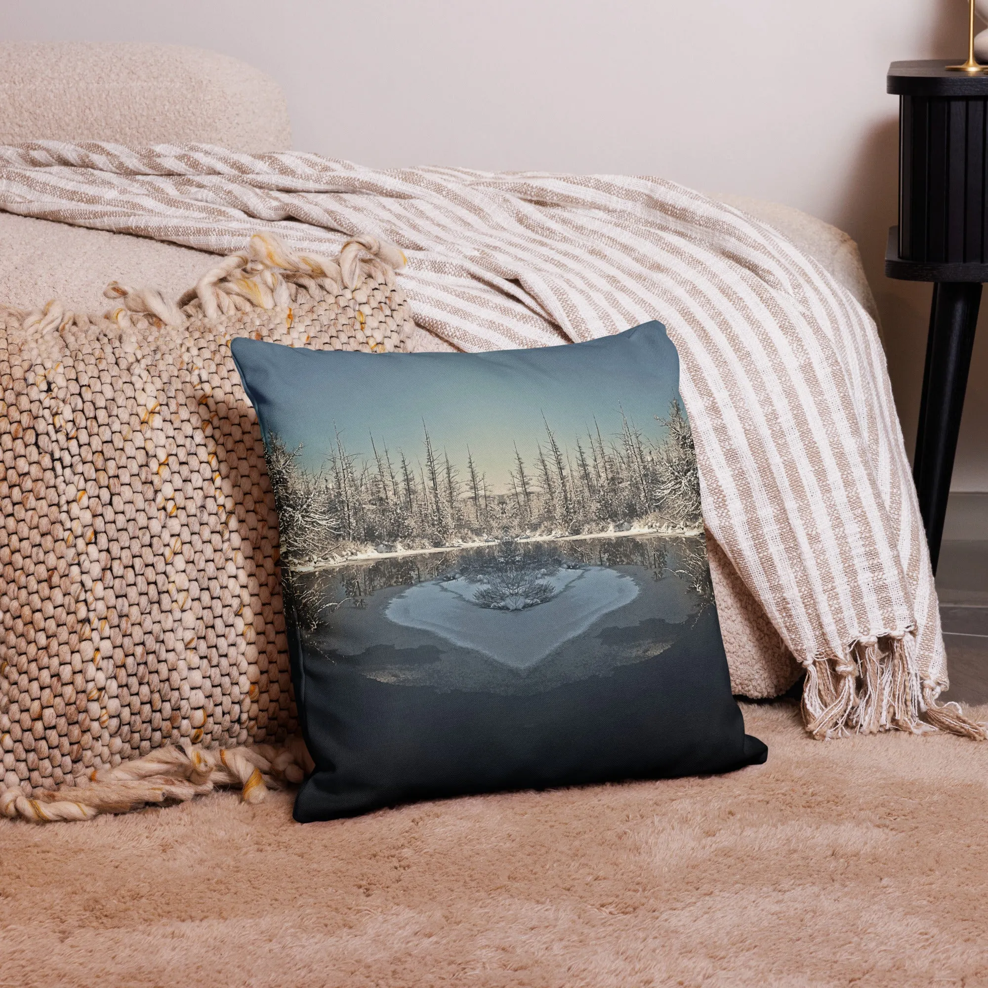 Island of Love Premium Art Pillow