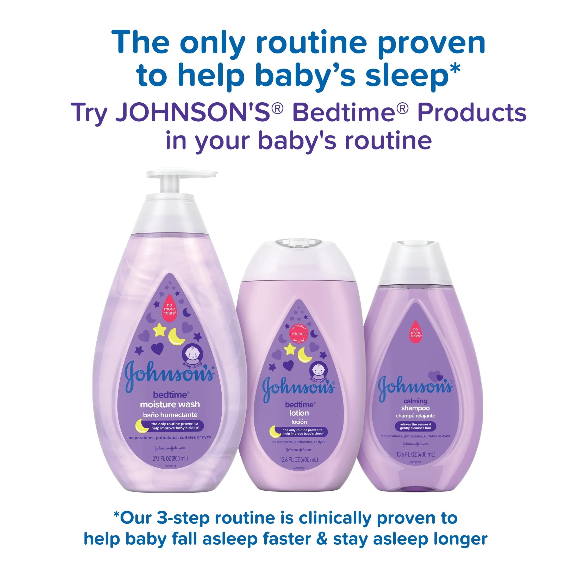 Johnson's Bedtime Baby Moisture Wash with Soothing Aromas, 27.1 fl. oz