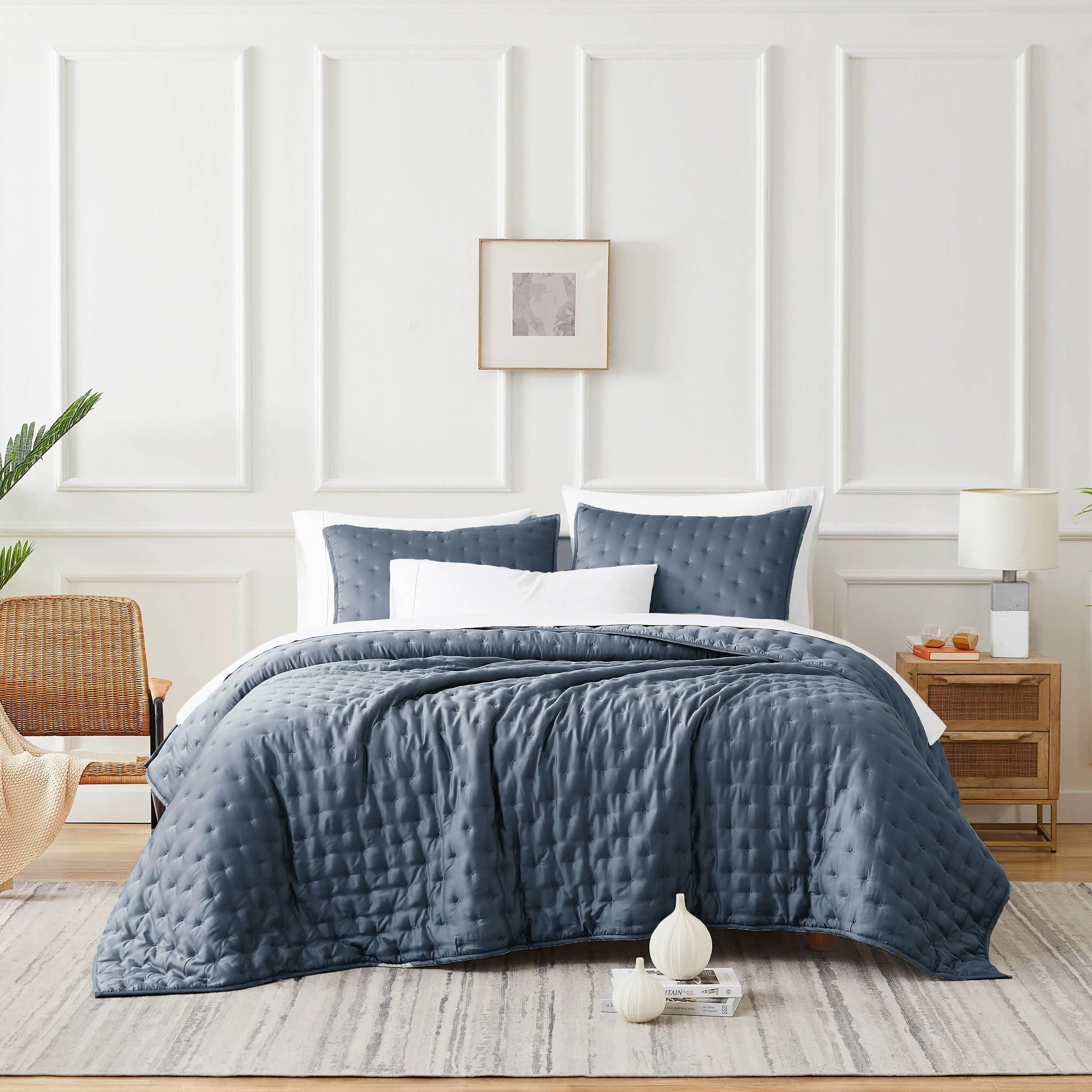 Luxurious Bamboo Rayon Quilt Set