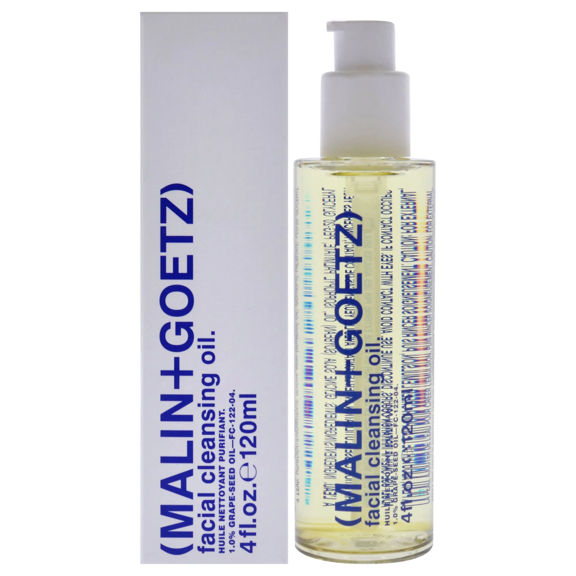 Malin   Goetz Facial Cleansing Oil—multitasking 2-in-1 makeup remover   purifying cleanser. cleansing, protective, anti-aging   nourishing. for ALL skin types. cruelty-free   vegan 8 Fl oz