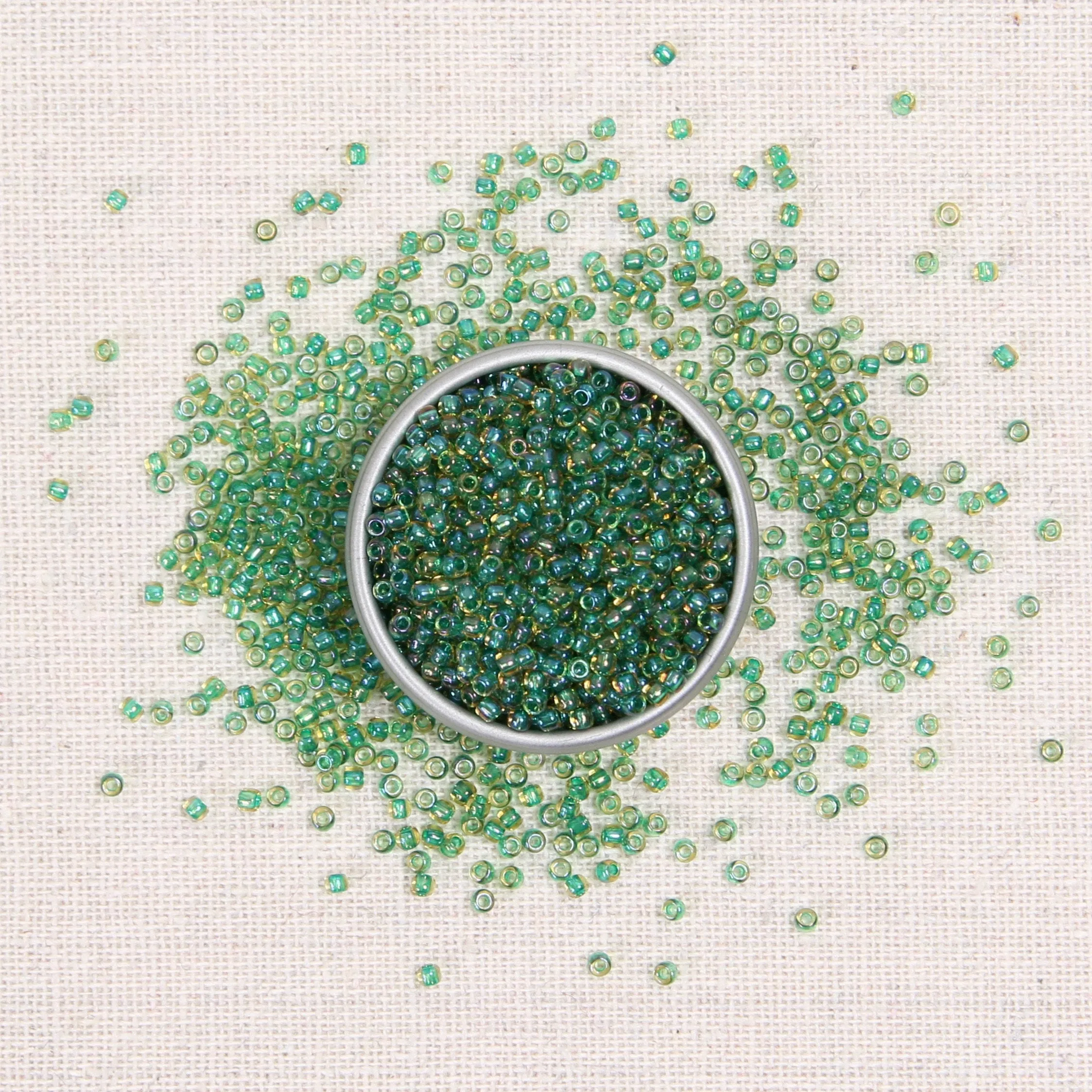 Metallic Sequins or Beads: Kelly Green