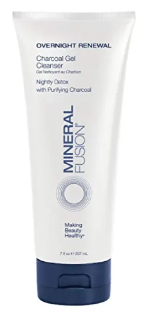 Mineral Fusion Overnight Renewal Charcoal Gel Cleanser 7 Ounce