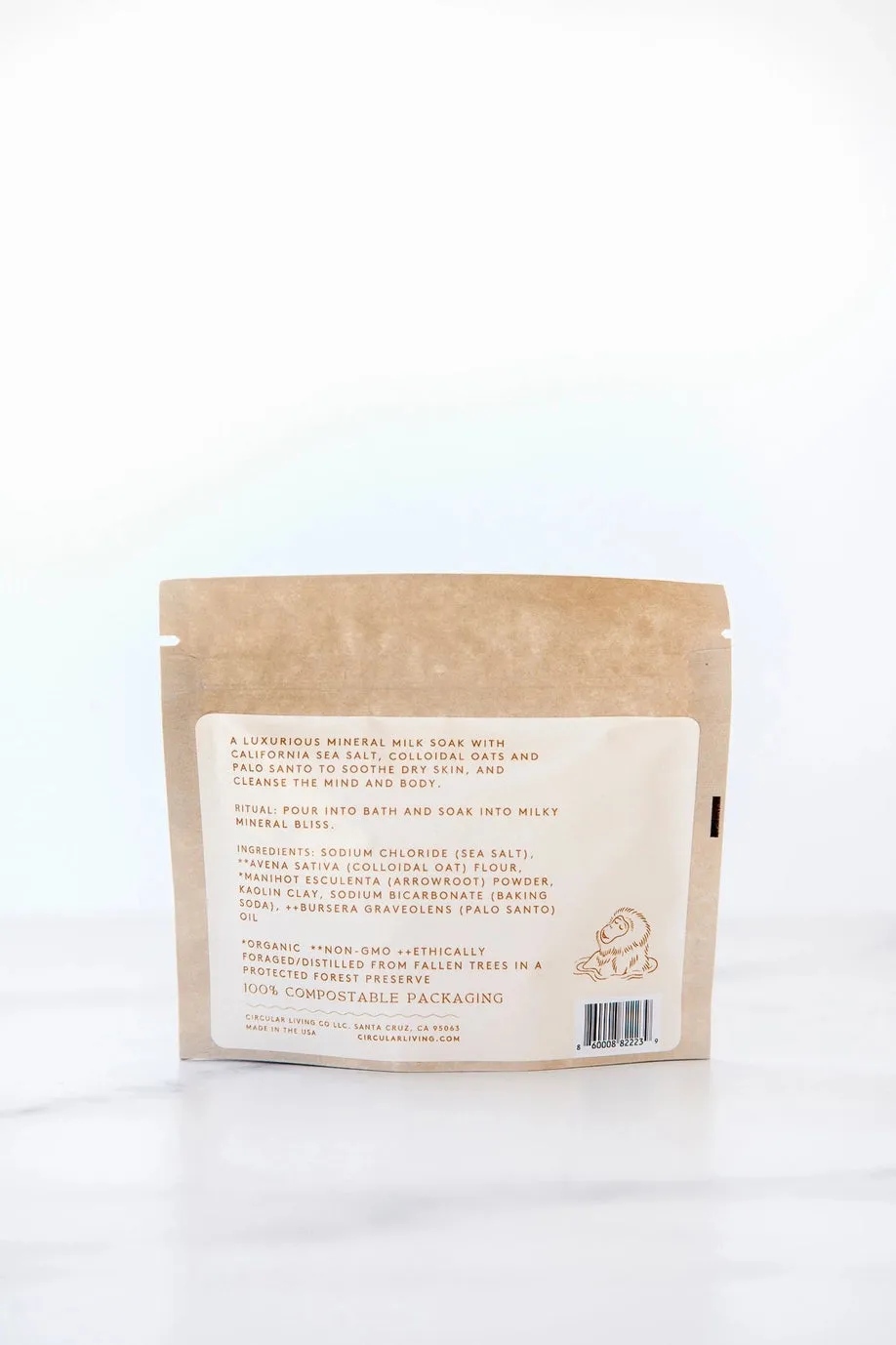 Mineral Milk Soak Sachet - Palo Santo