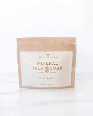 Mineral Milk Soak Sachet - Palo Santo