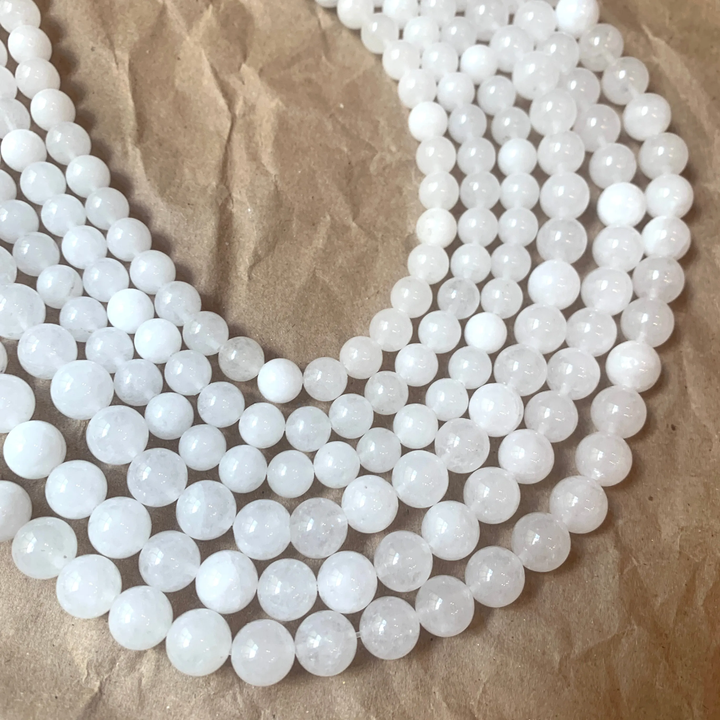 Natural Translucent White Jade