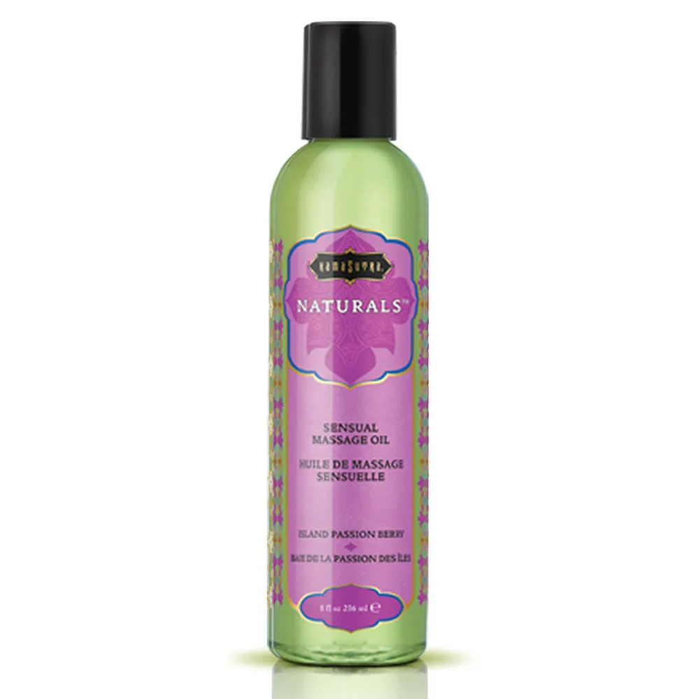 Naturals Massage Oil Island Passion Berry 8 oz.