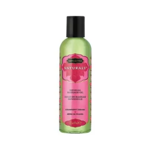 Naturals Massage Oil Strawberry 2oz