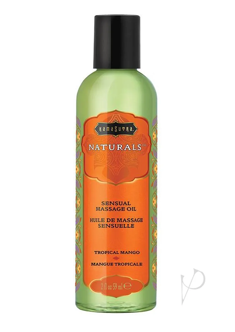 Naturals Massage Oil Tropical Mango 2oz