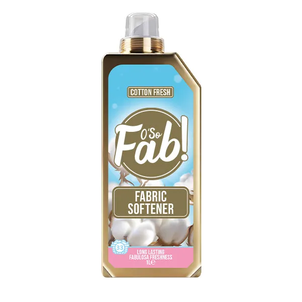 O'So Fab Fabric Softener Cotton Fresh 33.8 FL Oz