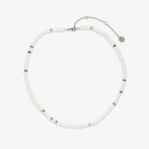 Pura Vida Choker Puka Shell Silver One Size