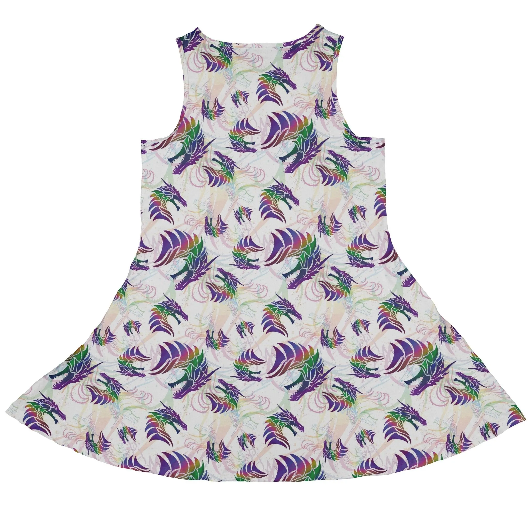 Rainbow Dragons And Unicorns Dress