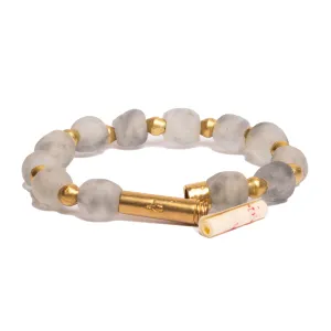 Recycled Glass Mist Shine Bracelet