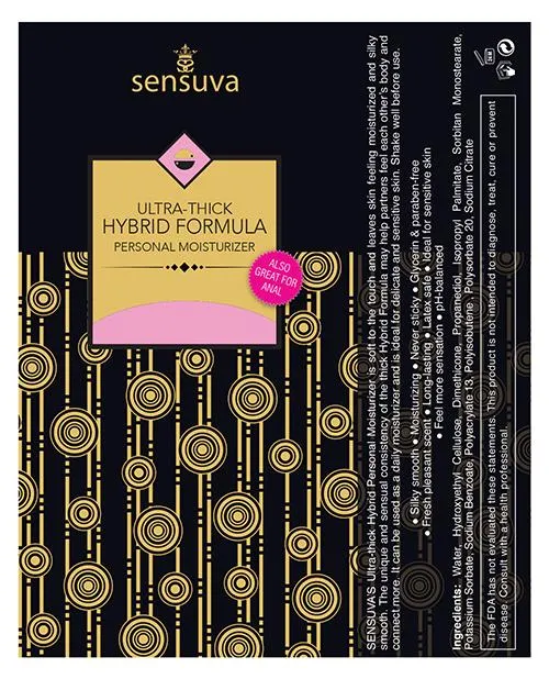 Sensuva Ultra Thick Hybrid Formula Personal Moisturizer - Scented