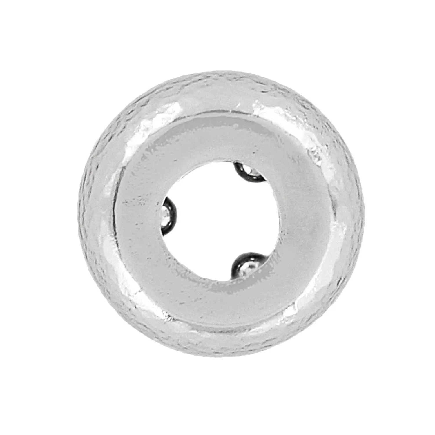 Shine Silver Stopper Bead