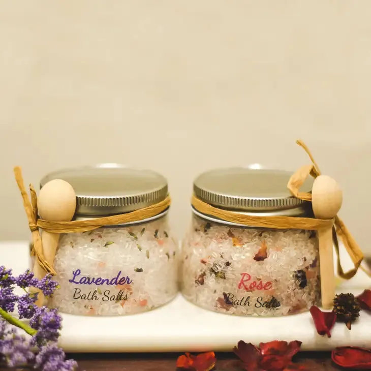 Spa Salts Made With Himalayan and Crystal Cut Epsom Salts