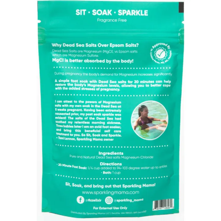 Sparkling Mama Dead Sea Salt Foot and Bath Soak