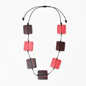 Square Resin Claire Necklace