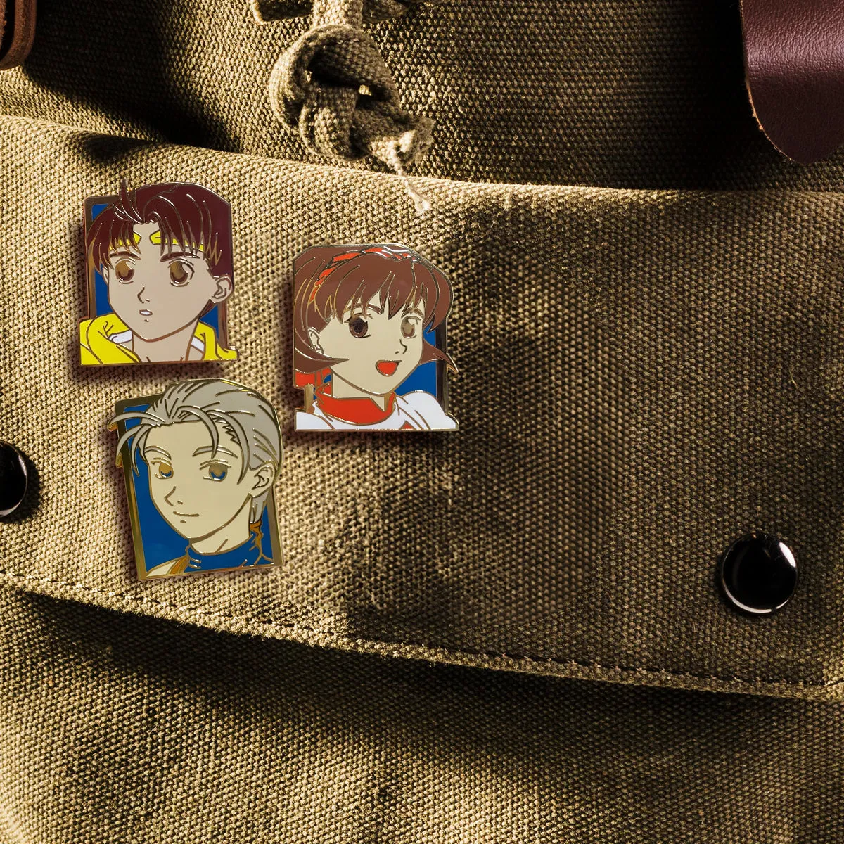 Suikoden II Golden Pin Set