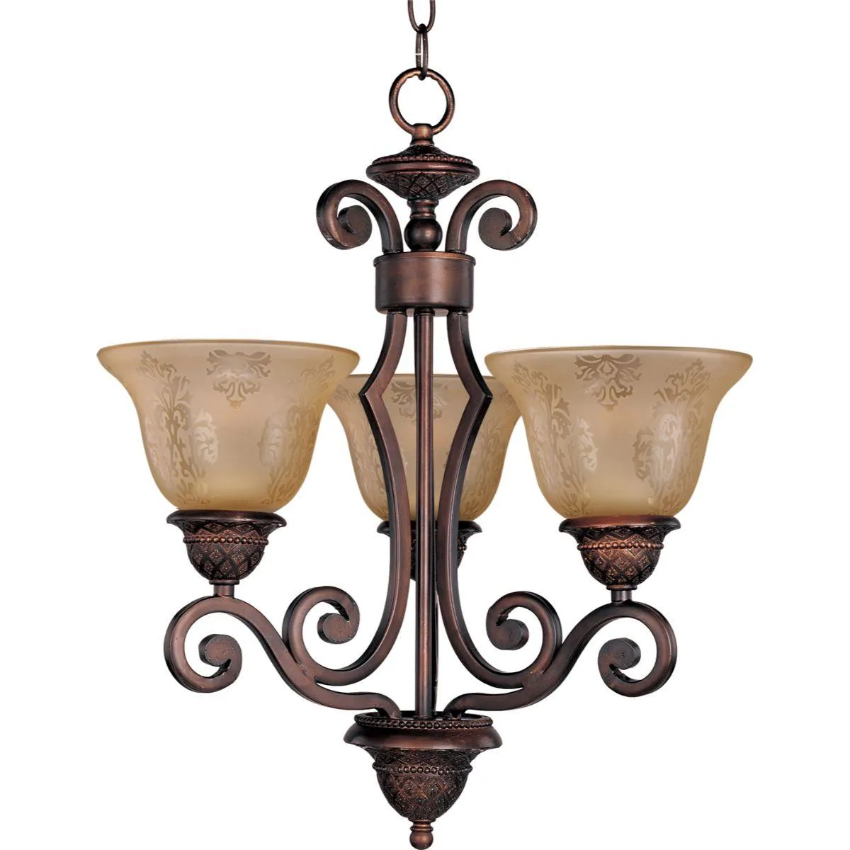 Symphony 19 in 3 Lights Chandelier Oil-Rubbed Bronze